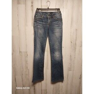 Silver Jeans Co Aiko Bootcut W25L33 Distressed Hemmed Measures 26x30.5